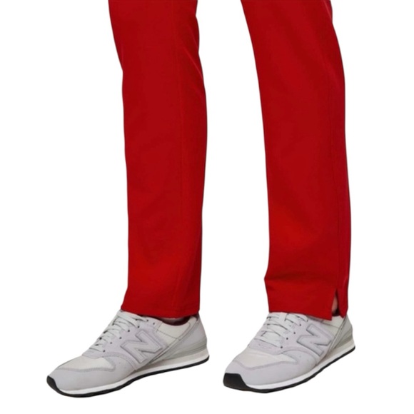 Figs ‘Yola’ Drawstring Elastic Waist Scrub Pants in Red Size XS - Picture 4 of 16